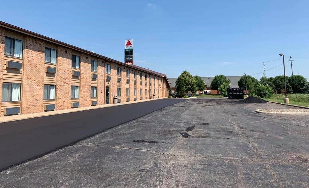 Quality Paving asphalt project